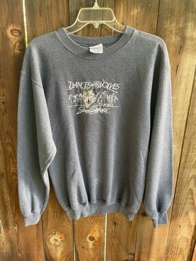 Dances With Wolves Graphic Crewneck Sweatshirt - Gray